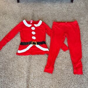 Wondershop Red and White Santa Pajama Set